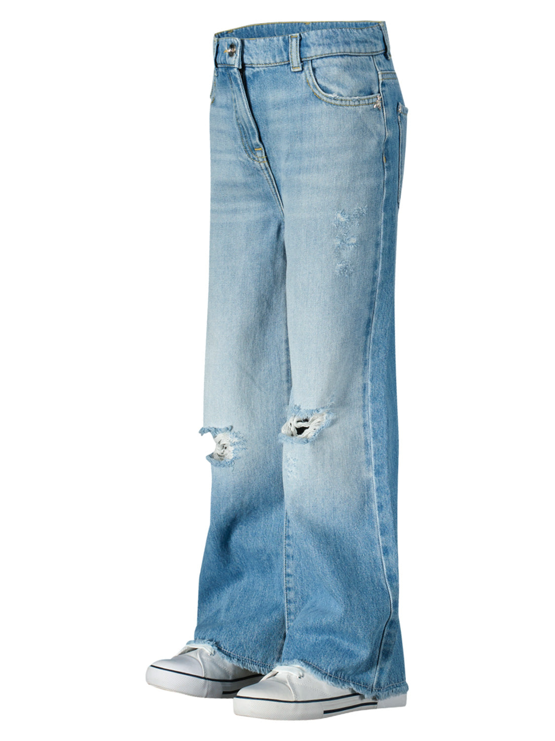 PATRIZIA PEPE GIRL Kids jeans Blue in Blue 6905819555-5.jpg | NICKIS.com