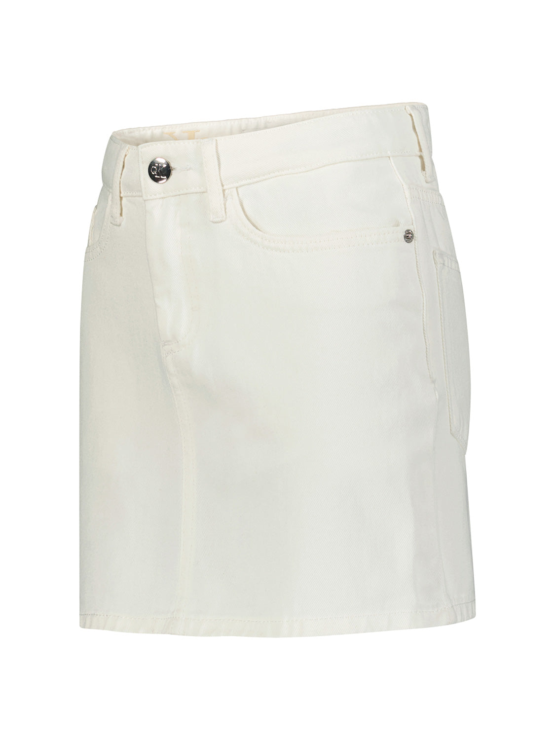 Calvin Klein Kids skirt White Button Denim White in White 6905849427-4.jpg | NICKIS.com