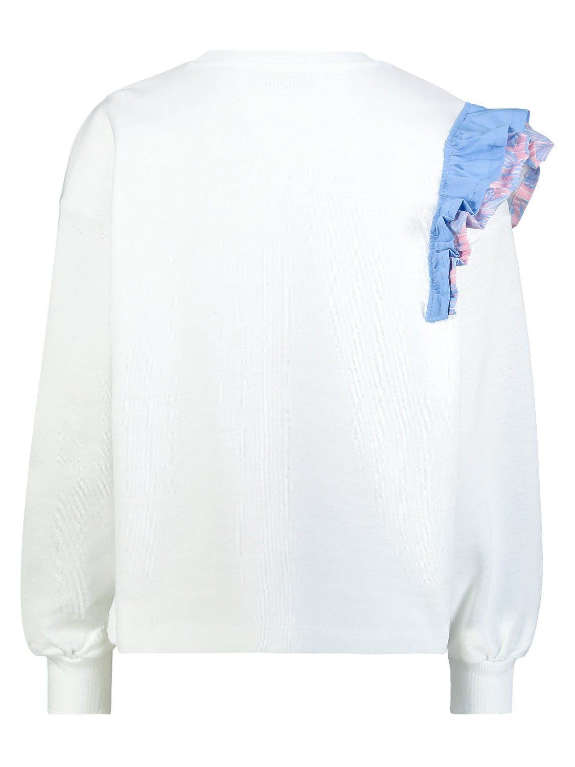 MSGM Kids Sweatshirt White in White 6905872077-5.jpg | NICKIS.com