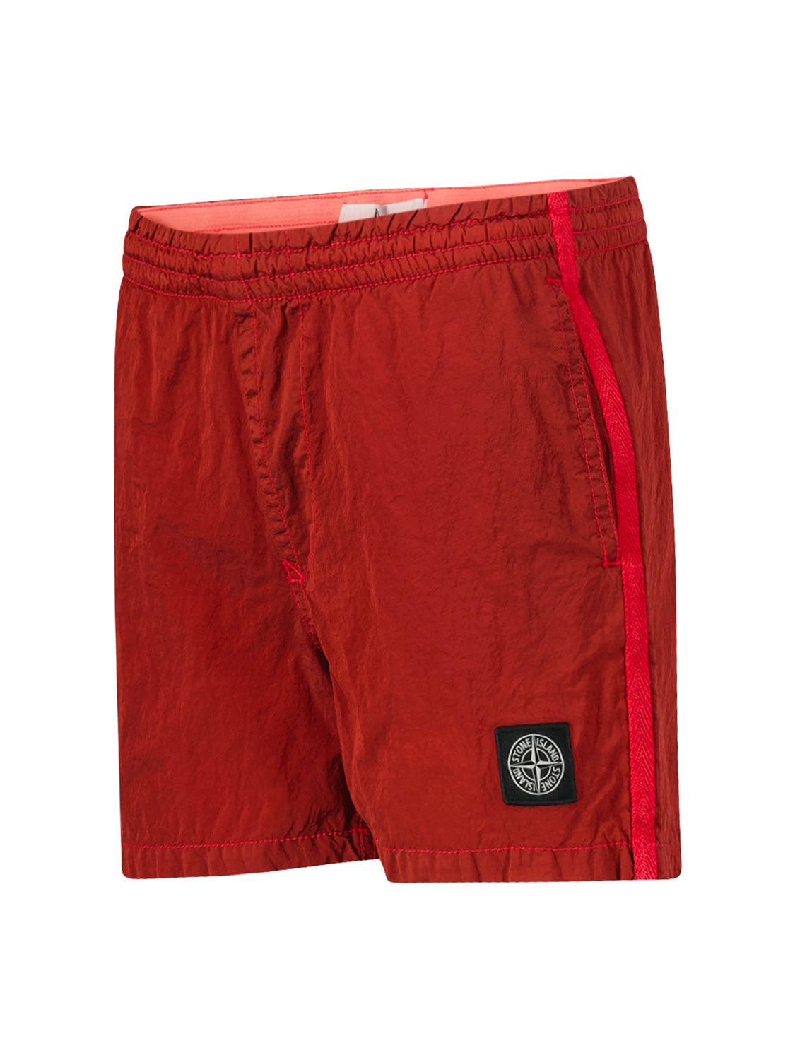 STONE ISLAND JUNIOR Kids swim shorts Red in Red 6905909574-4.jpg | NICKIS.com