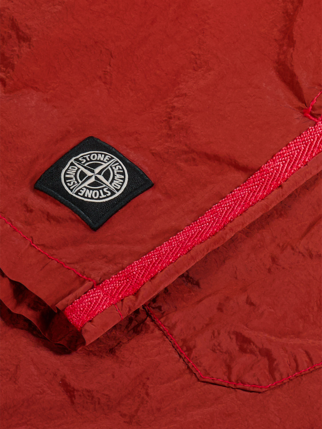 STONE ISLAND JUNIOR Kids swim shorts Red in Red 6905909574-6.jpg | NICKIS.com