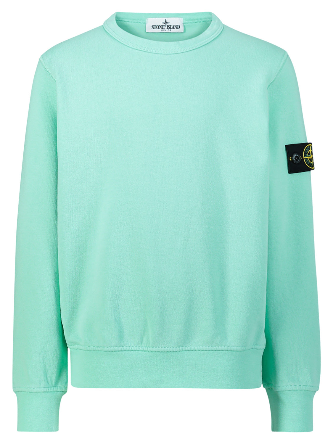 STONE ISLAND JUNIOR Kids Sweatshirt Mint Green in Mint Green 6906078394-1.jpg | NICKIS.com