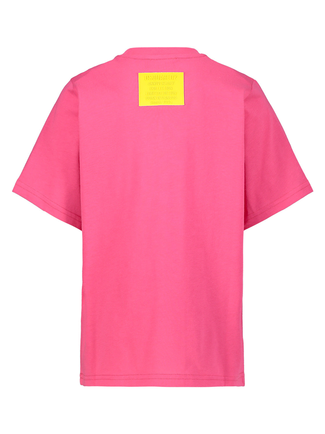 DSQUARED2 Kids t-shirt Slouch Fit Fuchsia in Fuchsia 6906108857-4.jpg | NICKIS.com