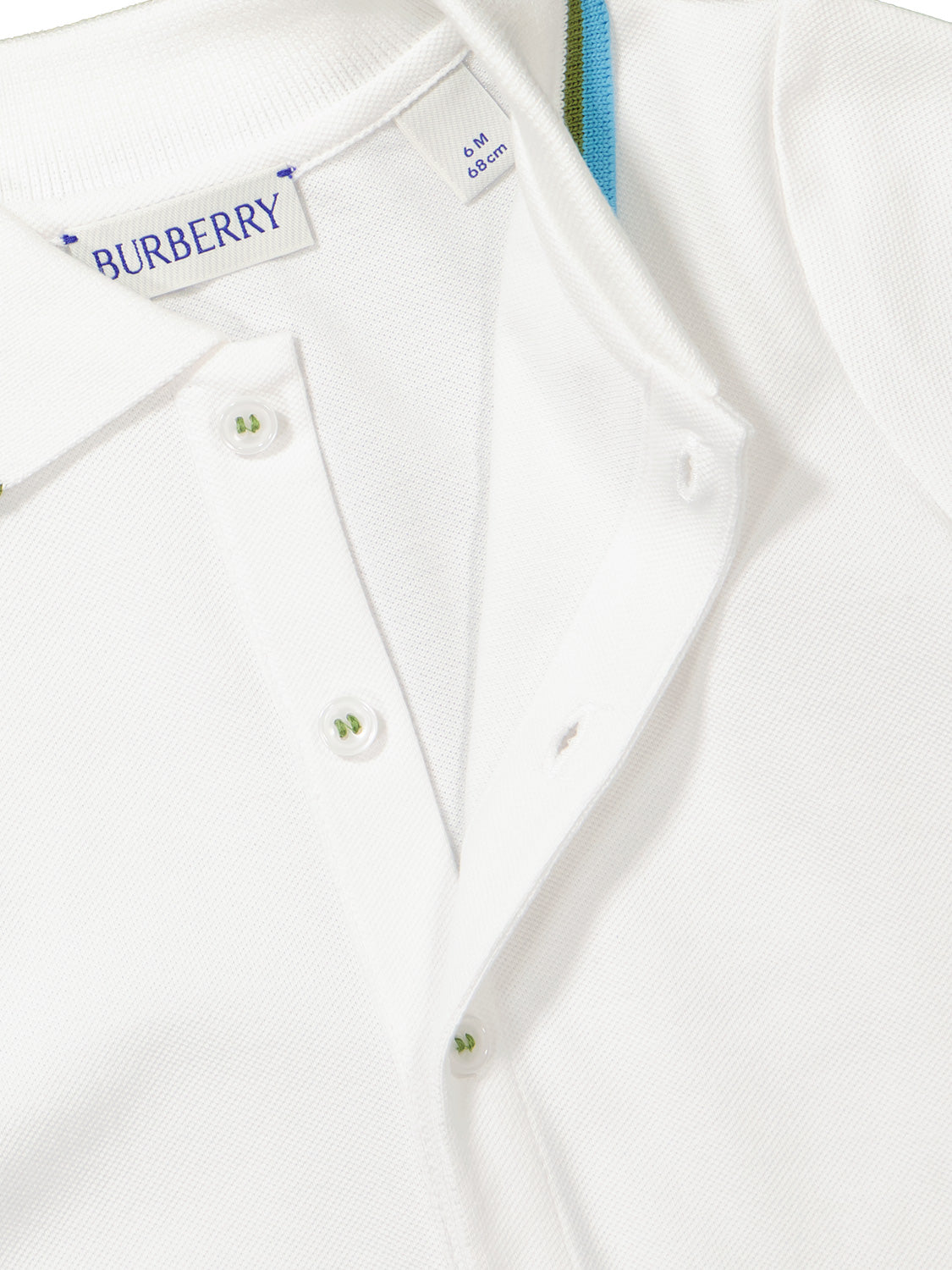 Burberry Kids babygrow Tim White in White 6906150853-5.jpg | NICKIS.com