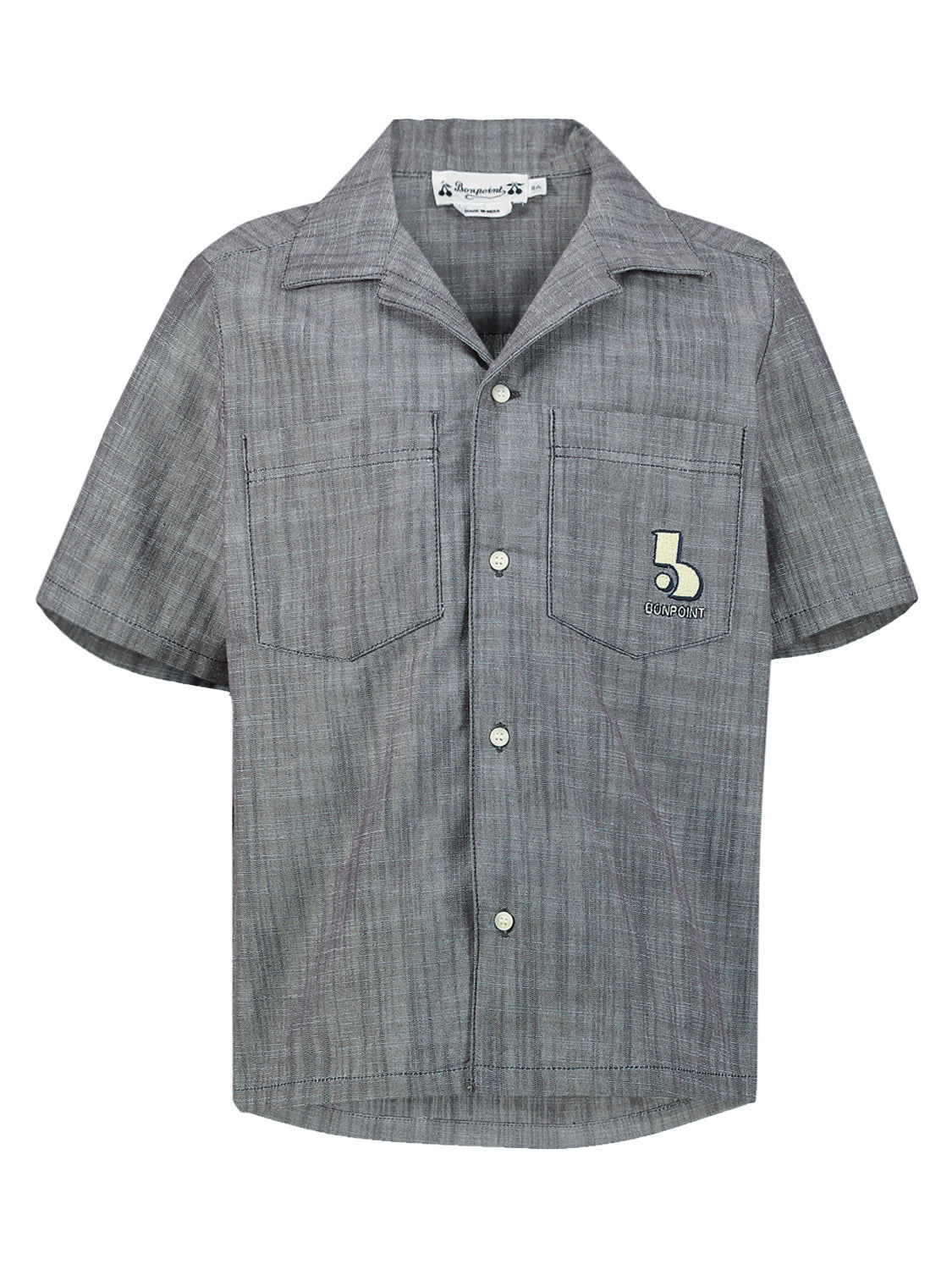 Bonpoint Kids shirt Fabri Grey in Grey 6906291752-1.jpg | NICKIS.com