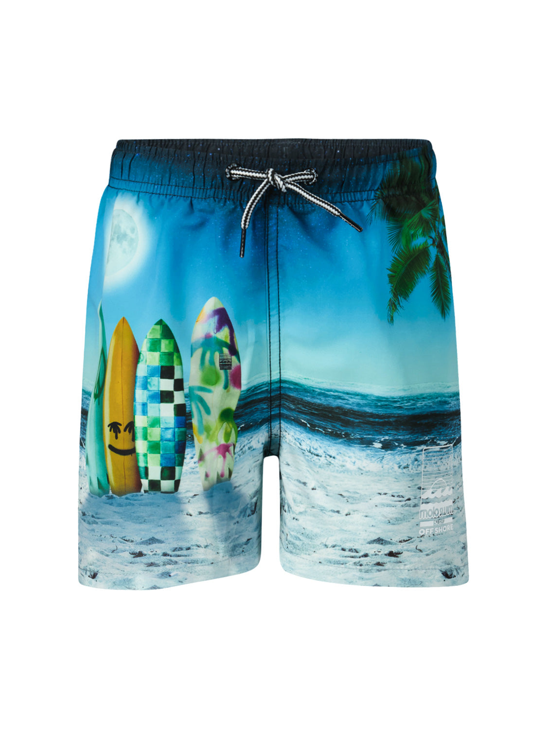 Molo Kids swim shorts Niko Blue in Blue 6906319086-1.jpg | NICKIS.com