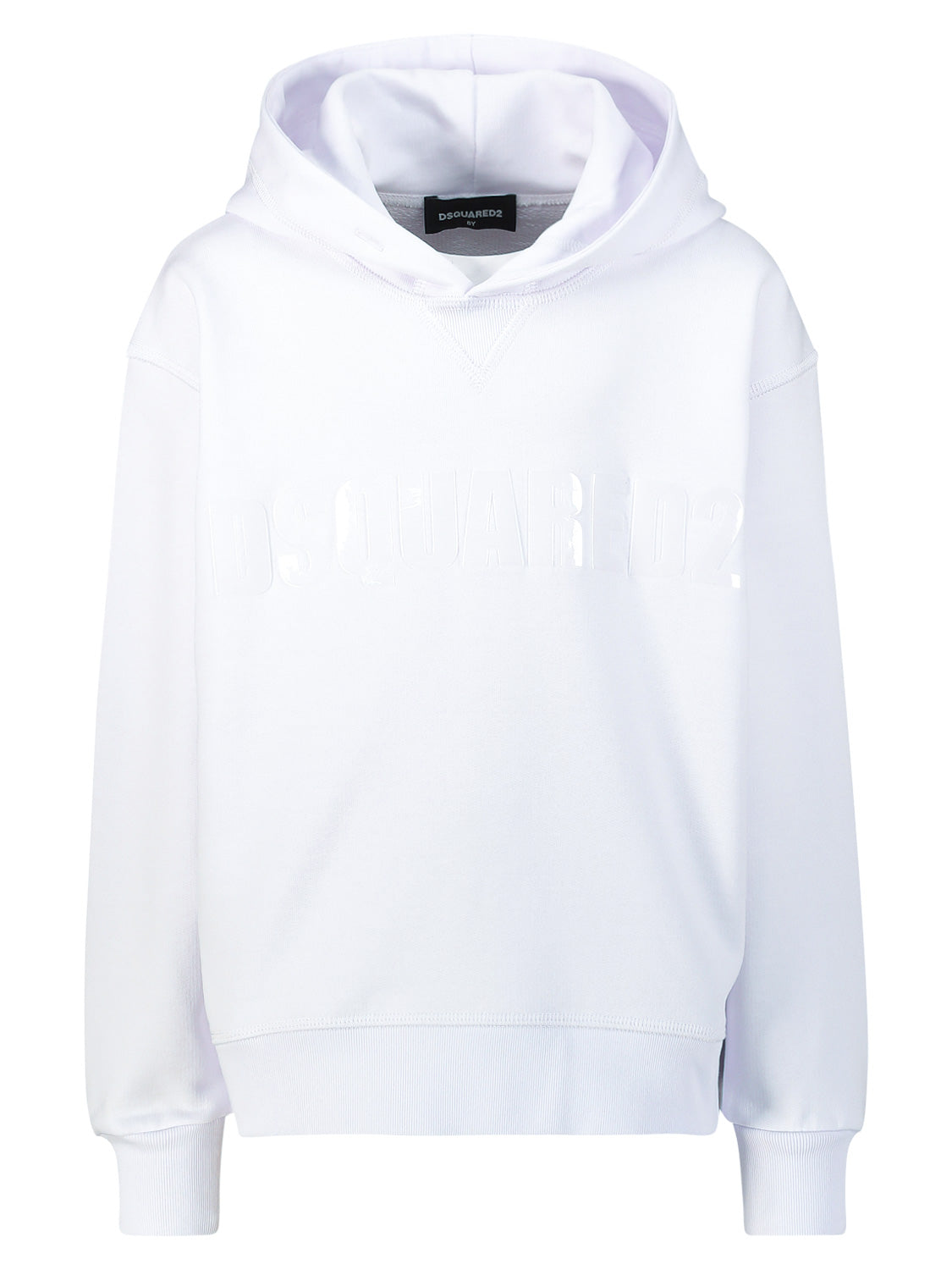 DSQUARED2 Kids hoodie Slouch Fit White in White 6906397270-1.jpg | NICKIS.com