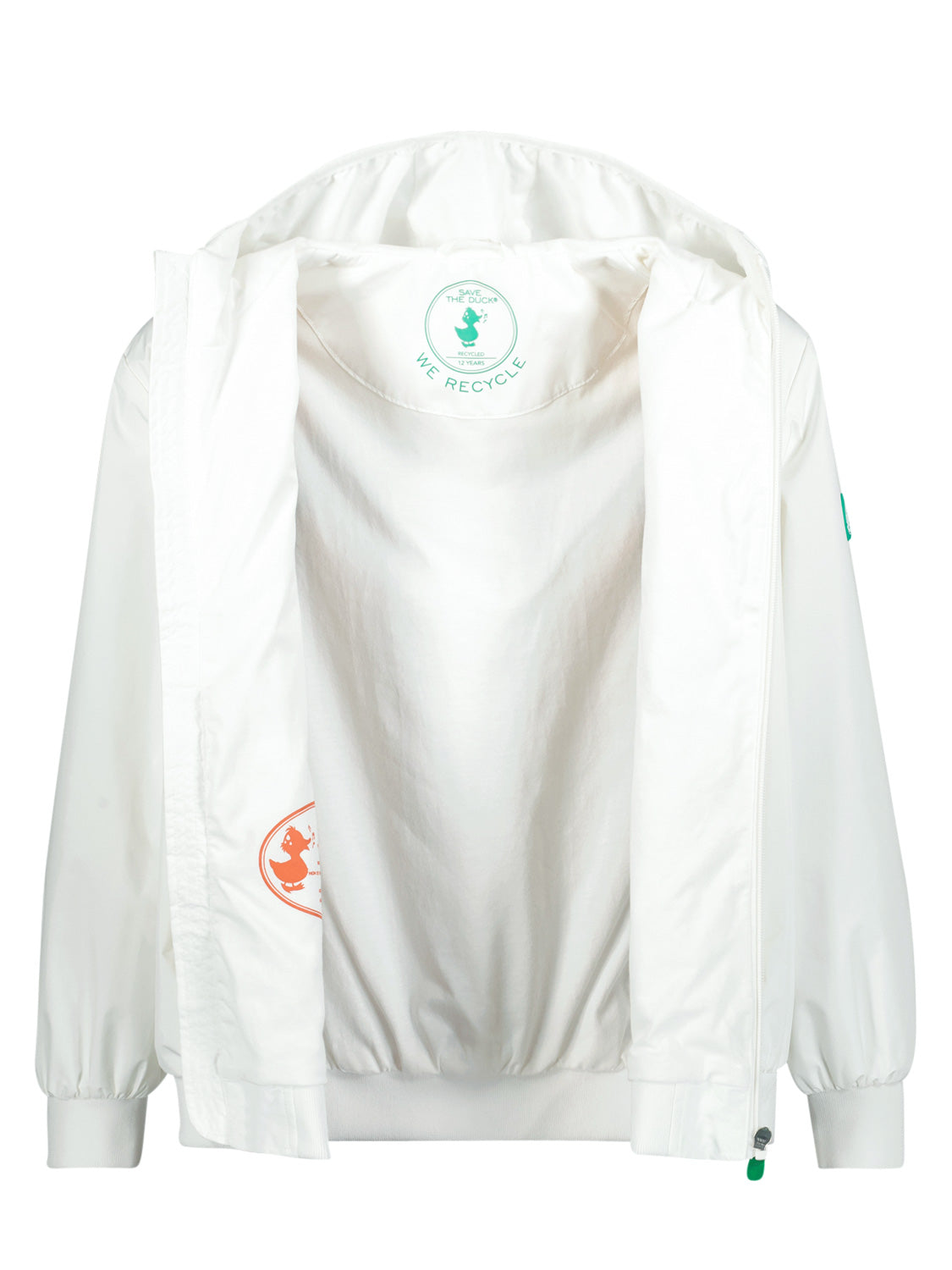 Save the Duck Kids Lightweight jacket Lin White in White 6906399939-6.jpg | NICKIS.com