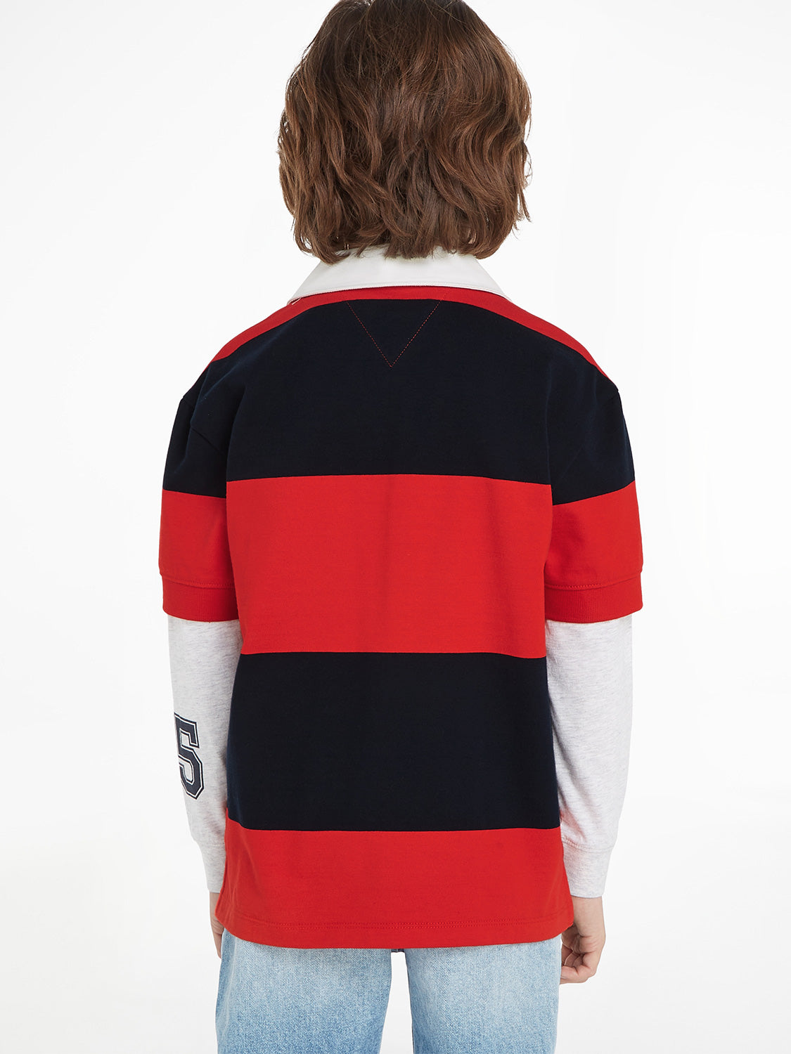 Tommy Hilfiger Kids Polo Shirt Red in Red 6906543479-3.jpg | NICKIS.com