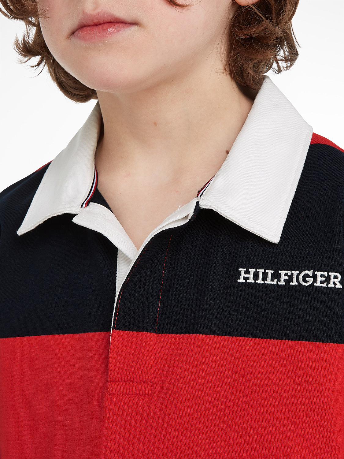 Tommy Hilfiger Kids Polo Shirt Red in Red 6906543479-8.jpg | NICKIS.com