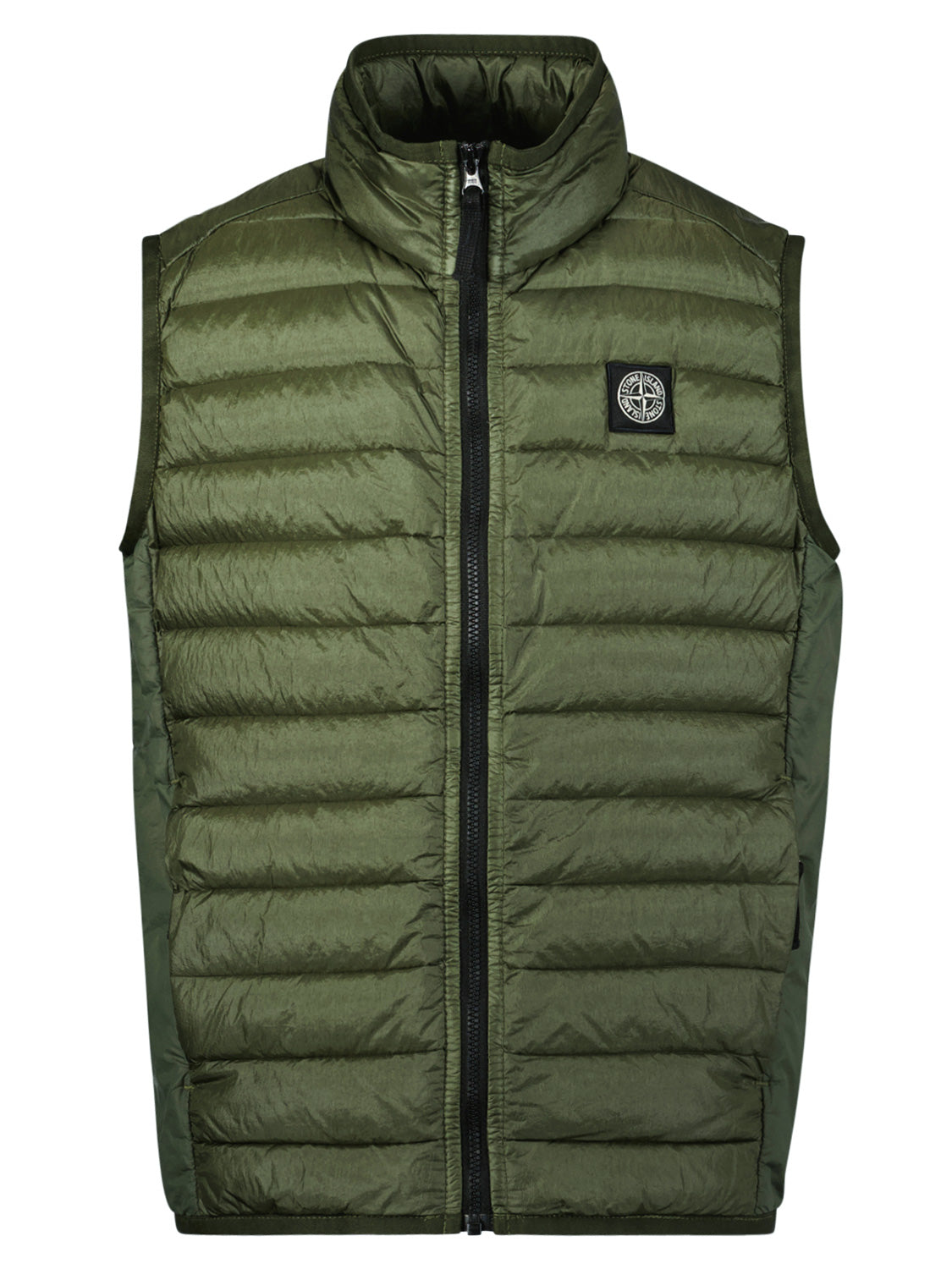 STONE ISLAND JUNIOR Kids vest Olive Green in Olive Green 6906569453-1.jpg | NICKIS.com