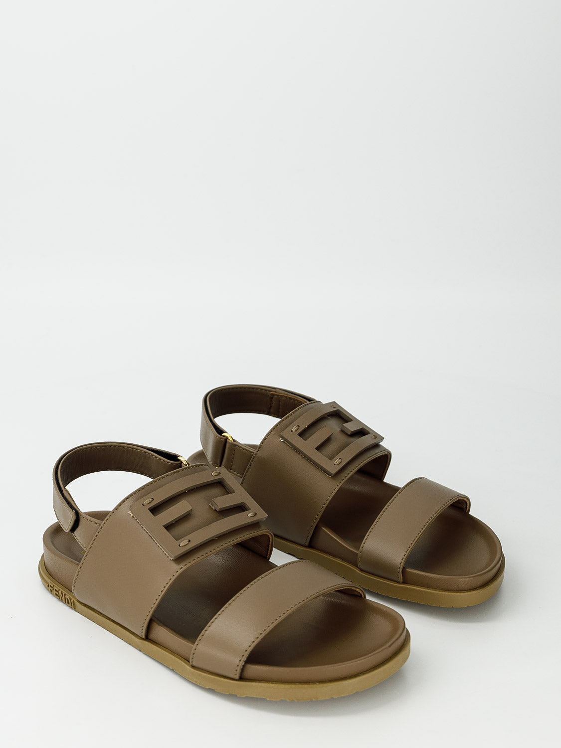 Fendi Kids sandals Brown in Brown 6906580292-5.jpg | NICKIS.com