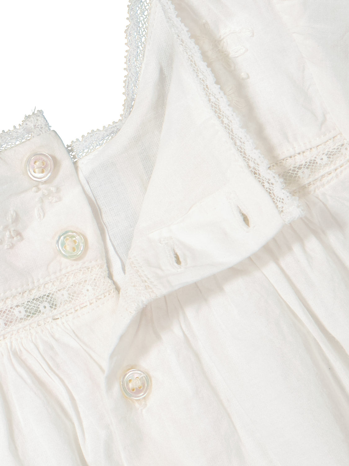 Bonpoint Kids dress Angeli White in White 6906640152-6.jpg | NICKIS.com