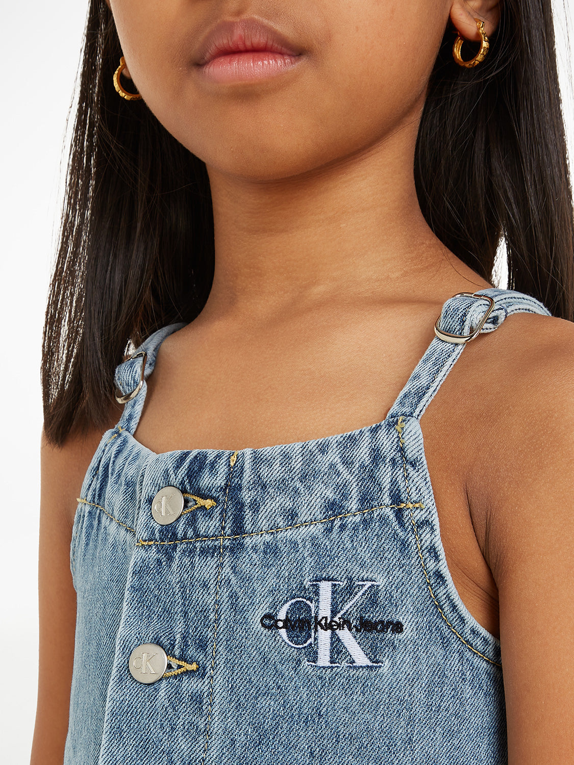 Calvin Klein Kids dress Marble Blue Lw Denim Blue in Blue 6906709137-9.jpg | NICKIS.com