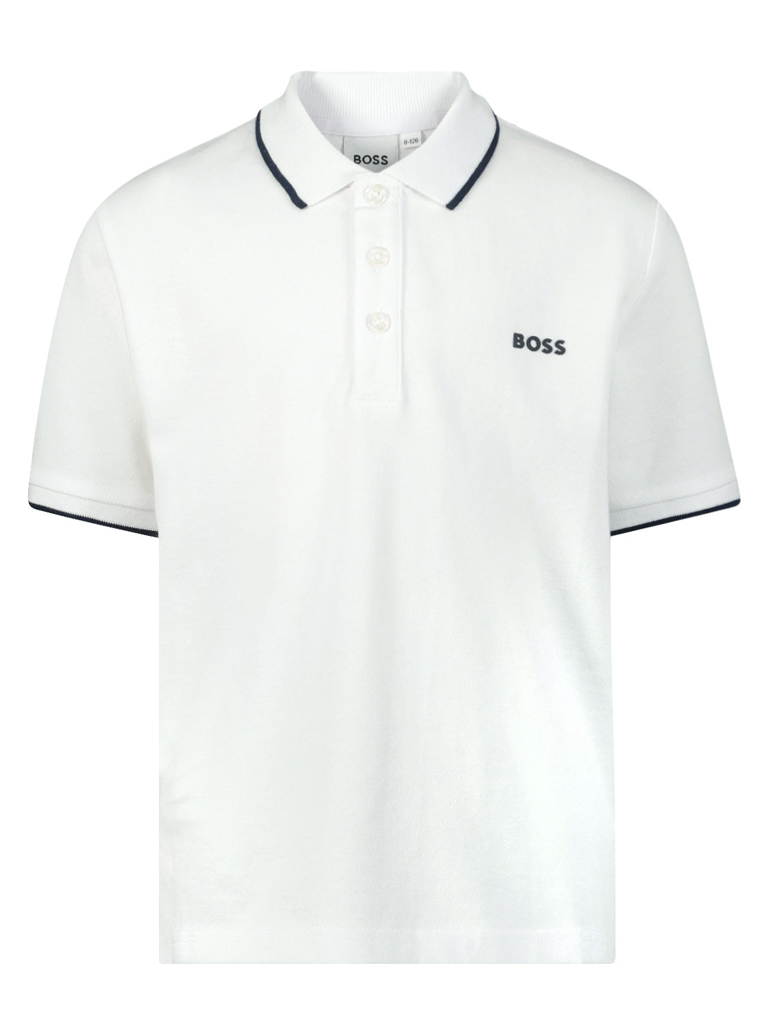 Boss Kids Polo Shirt White in White 6906754342-1.jpg | NICKIS.com