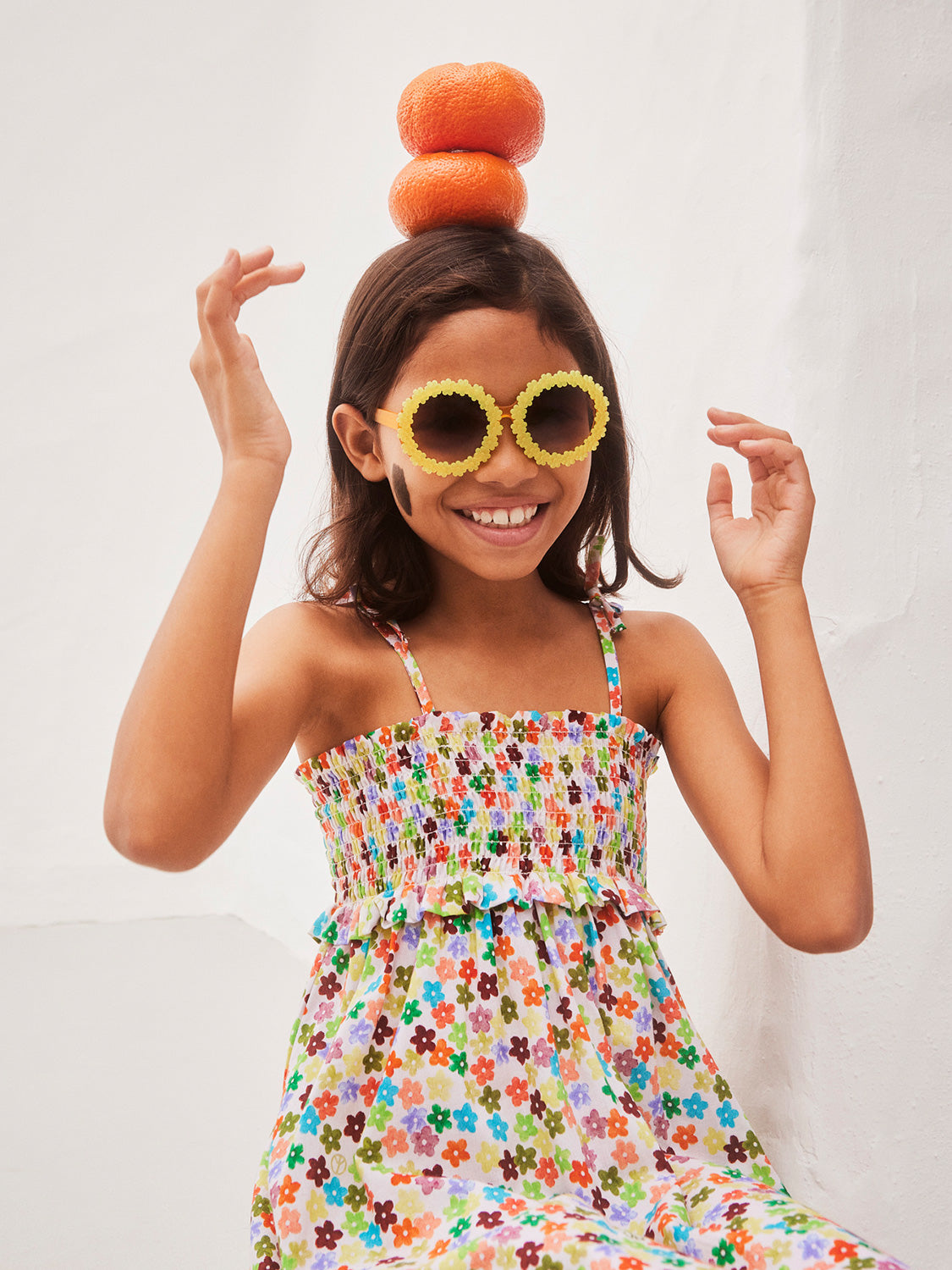 Molo Kids Sunglasses Silly Yellow in Yellow 6906777234-8.jpg | NICKIS.com