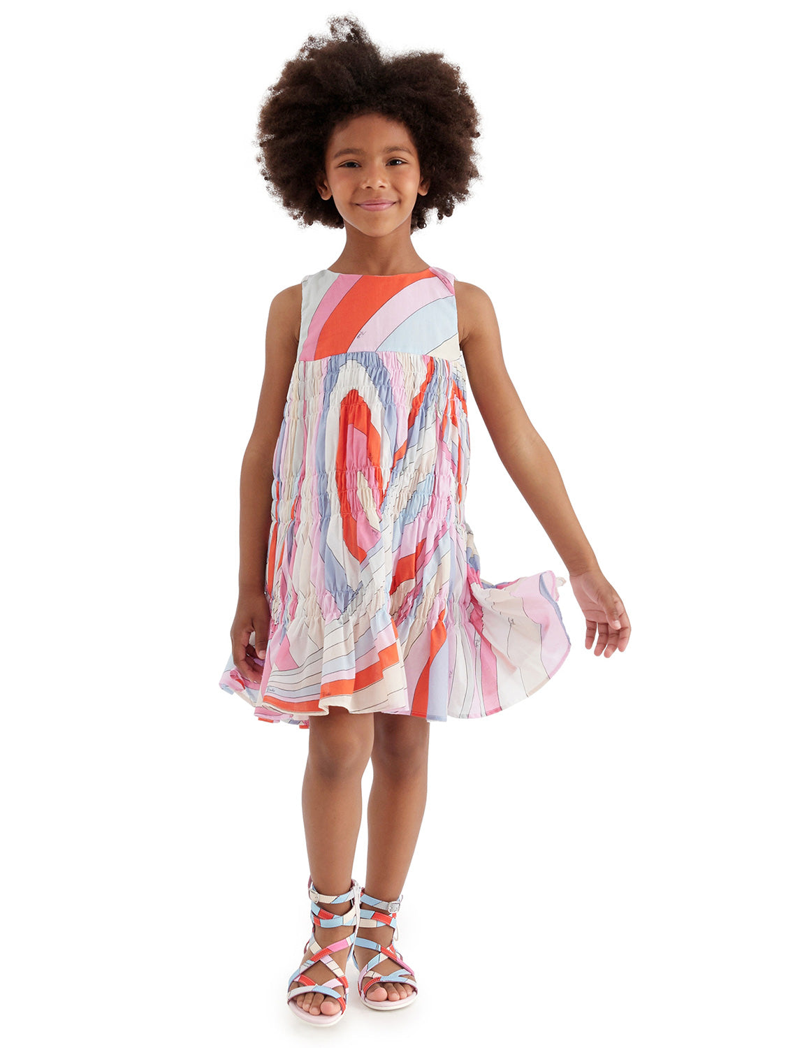 Emilio Pucci Kids dress Multicoloured in Multicoloured 6906788386-2.jpg | NICKIS.com