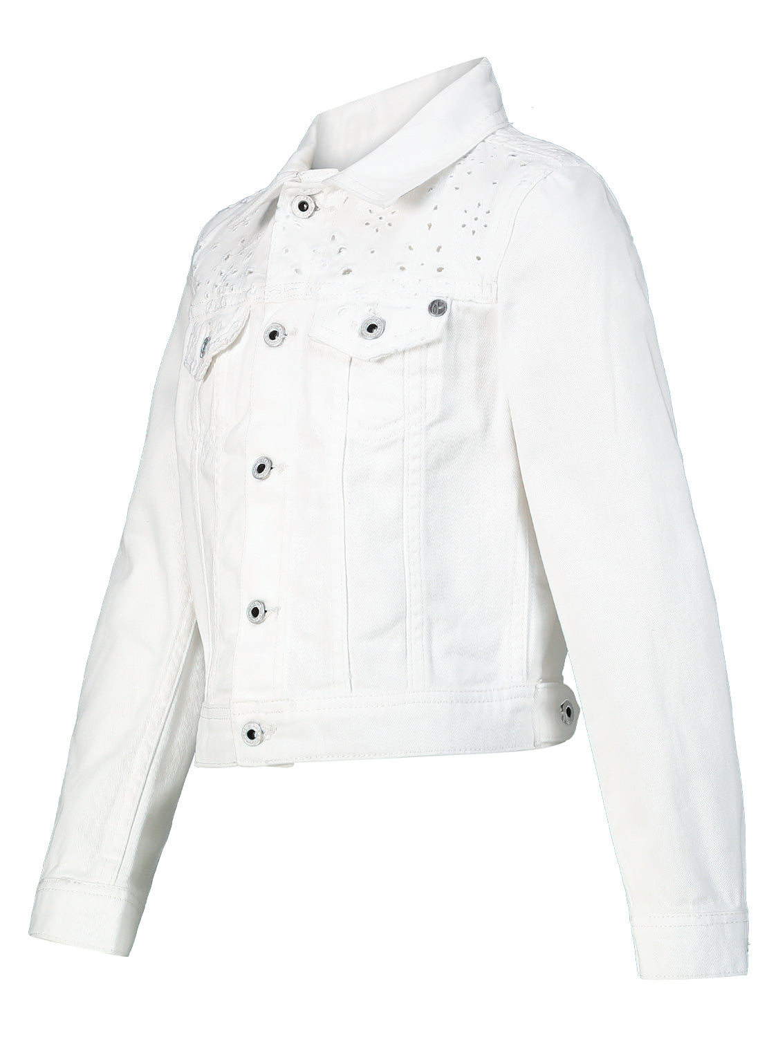 Pepe Jeans Kids jacket Isa White in White 6906794967-4.jpg | NICKIS.com