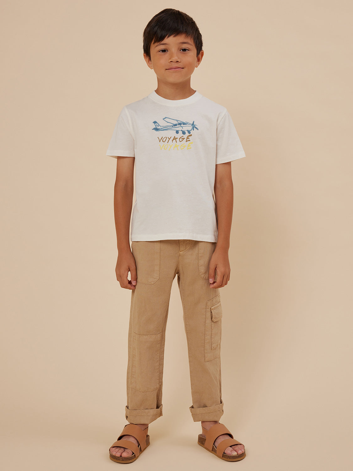 Bonpoint Kids t-shirt Thibald White in White 6906811262-2.jpg | NICKIS.com