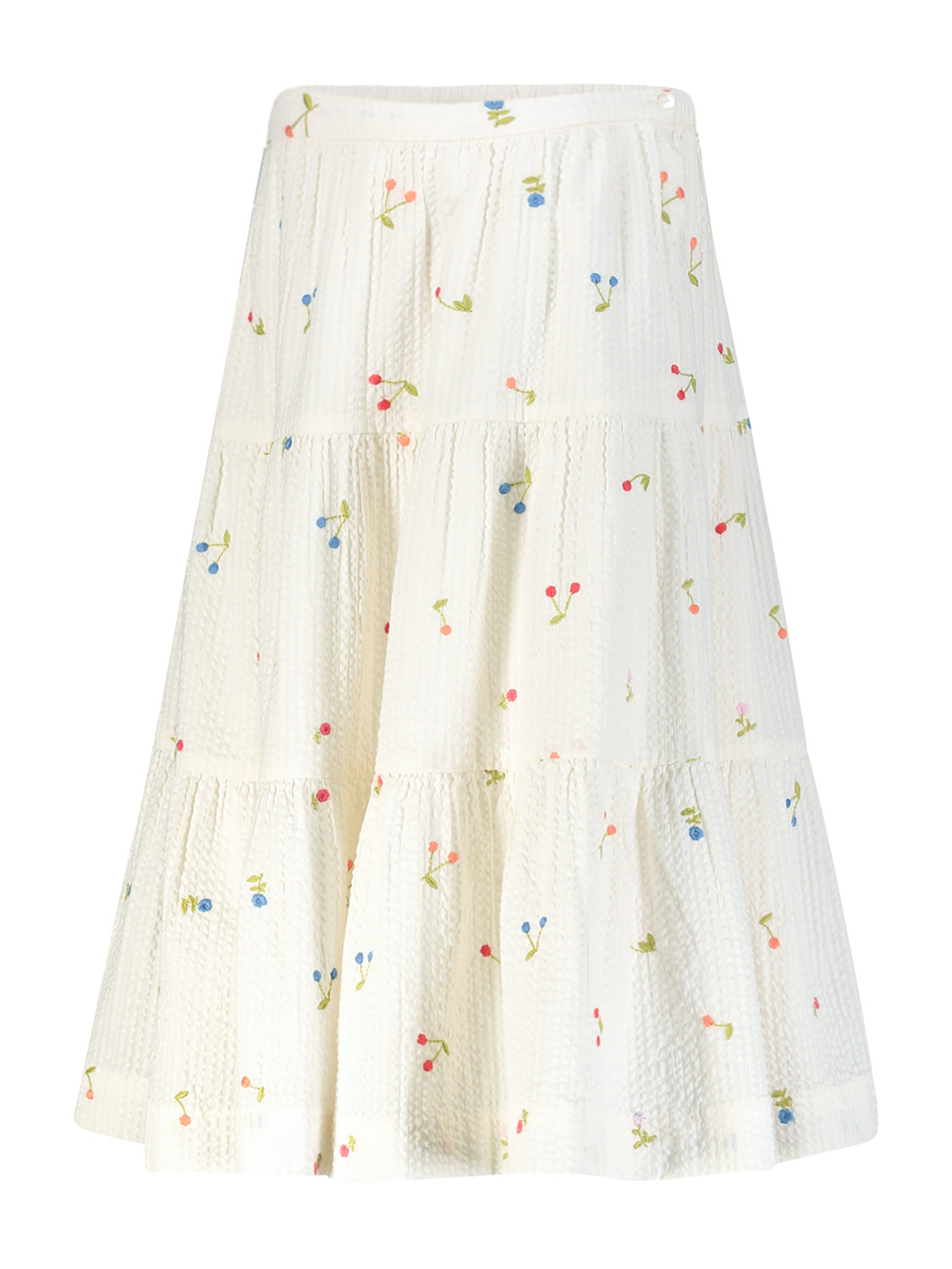 Bonpoint Kids skirt Lise White in White 6906874149-4.jpg | NICKIS.com