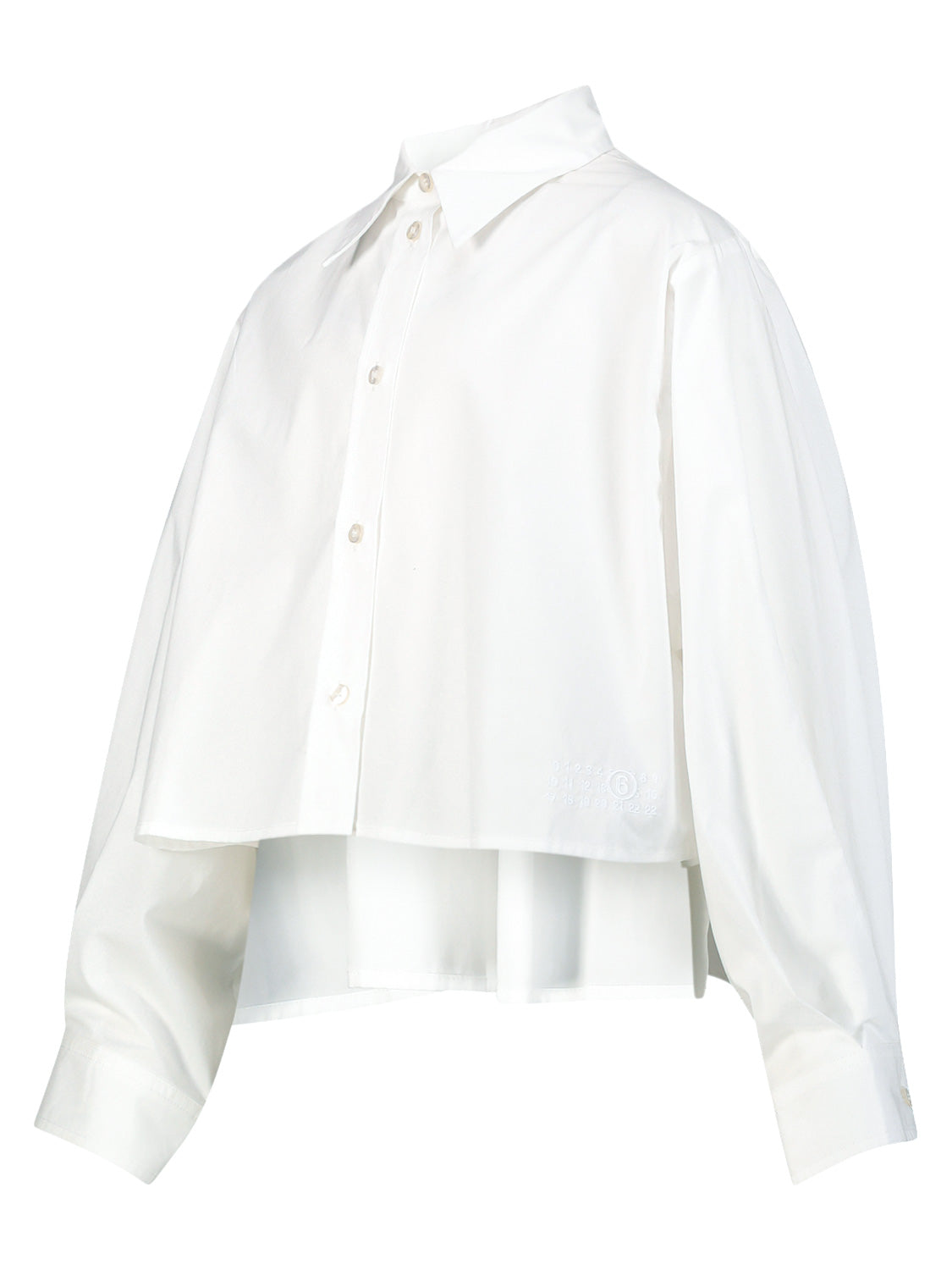 MM6 Maison Margiela Kids shirt White in White 6906902920-4.jpg | NICKIS.com