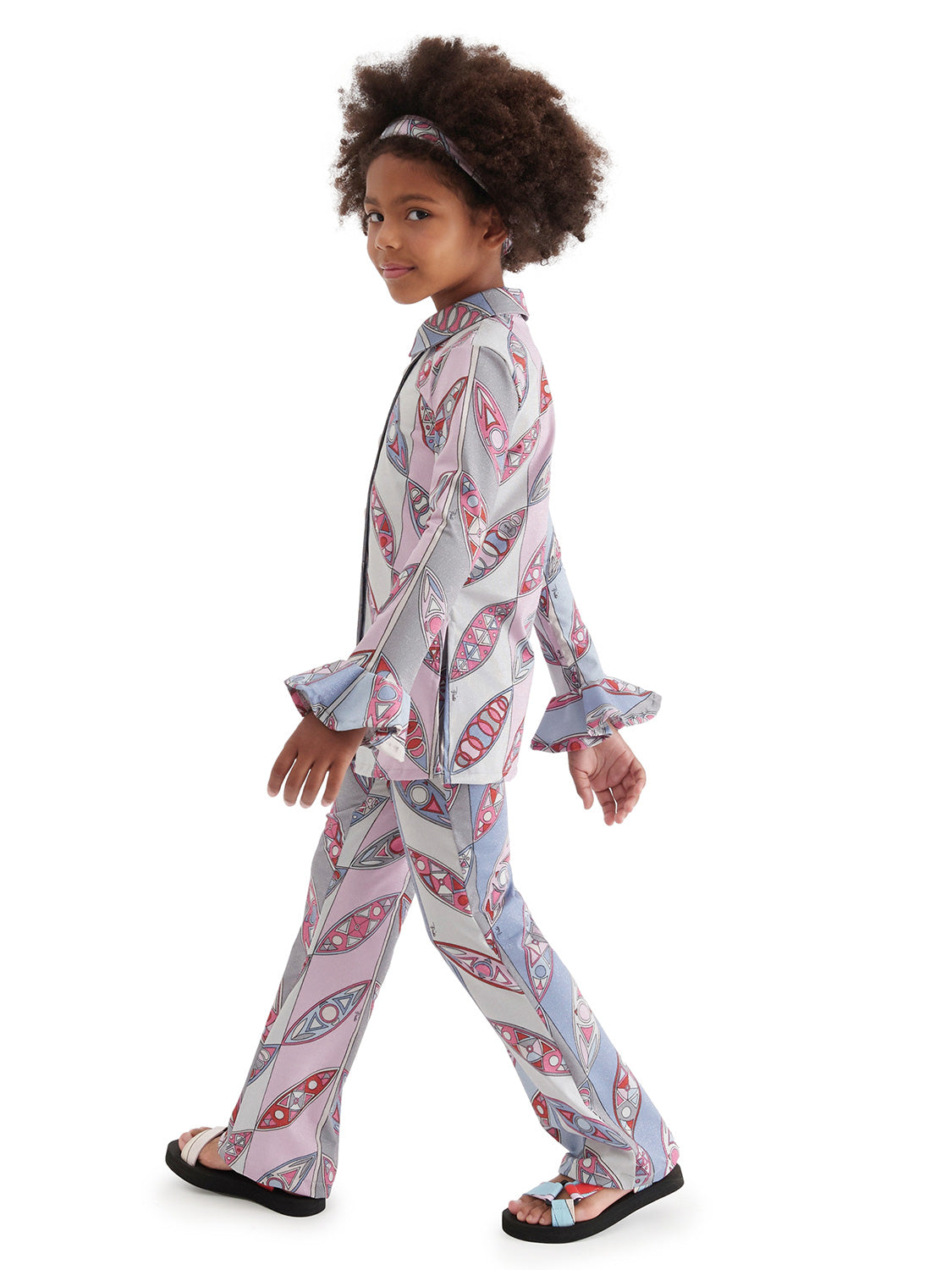 Emilio Pucci Kids pants Blue in Blue 6906955861-2.jpg | NICKIS.com