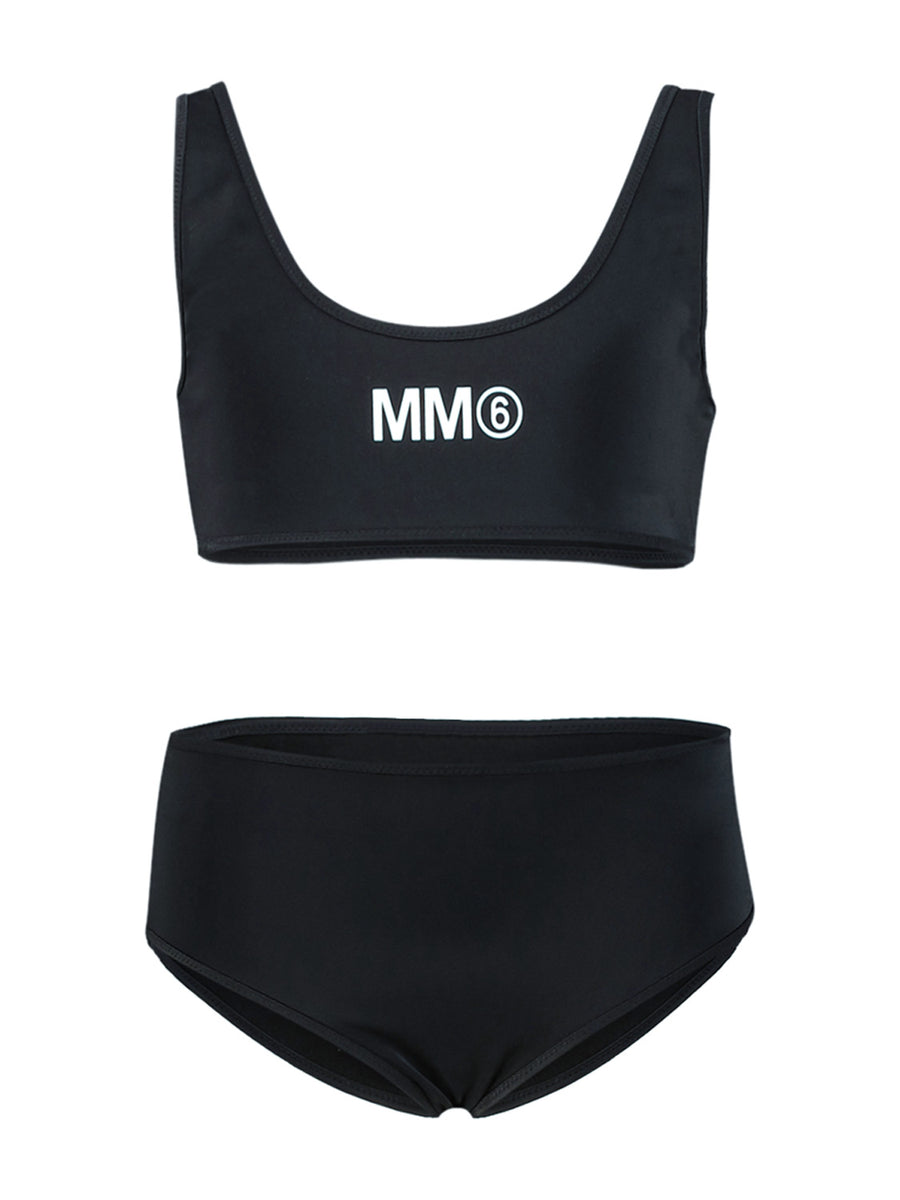 【送料&関税込】MM6 Maison Margiela Black Stretch Twill Mini Black Twill Trousers by MM6 Maison Margiela on Sale