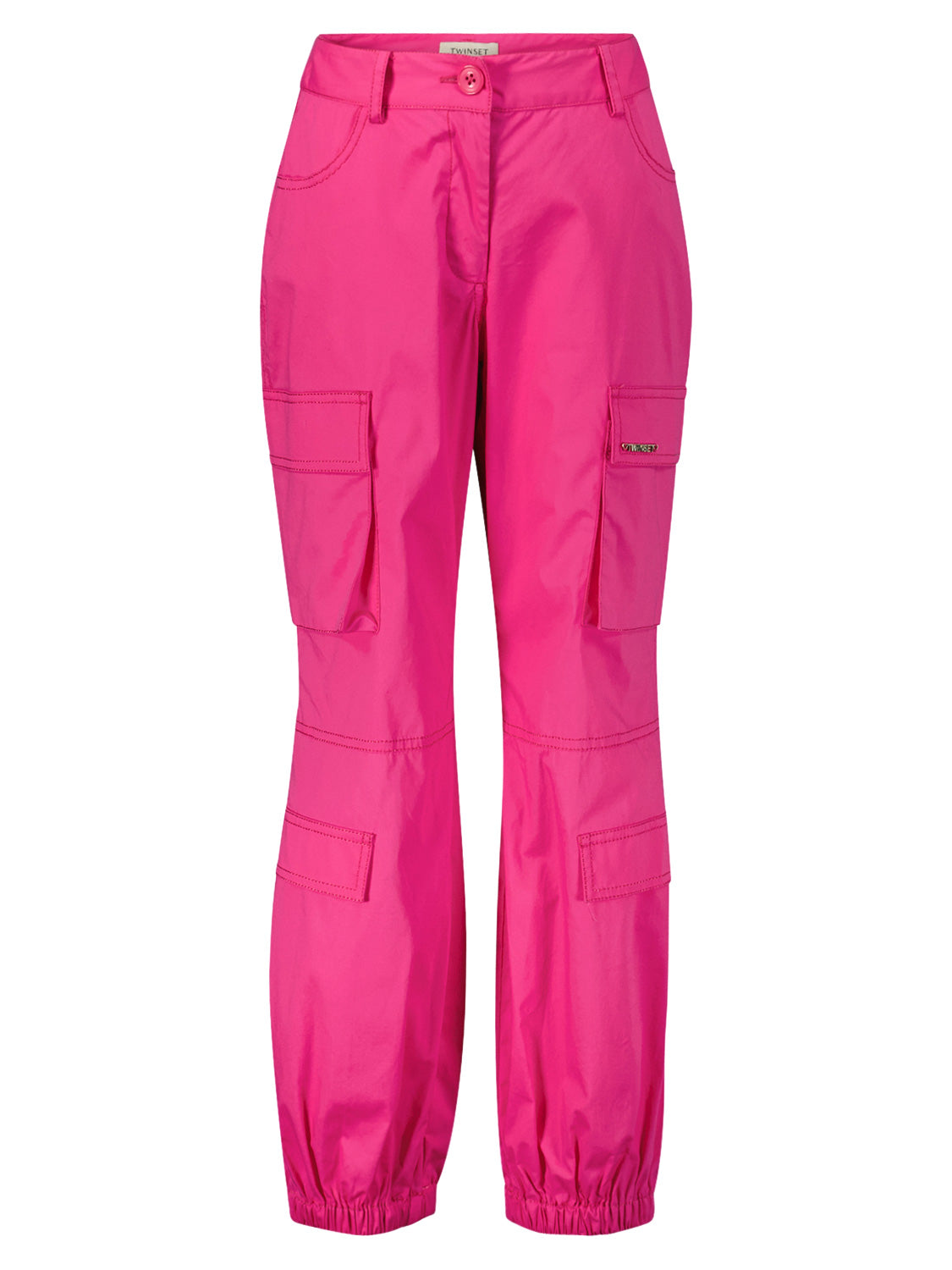 TWINSET Kids Cargo Trousers Fuchsia in Fuchsia 6907019909-1.jpg | NICKIS.com