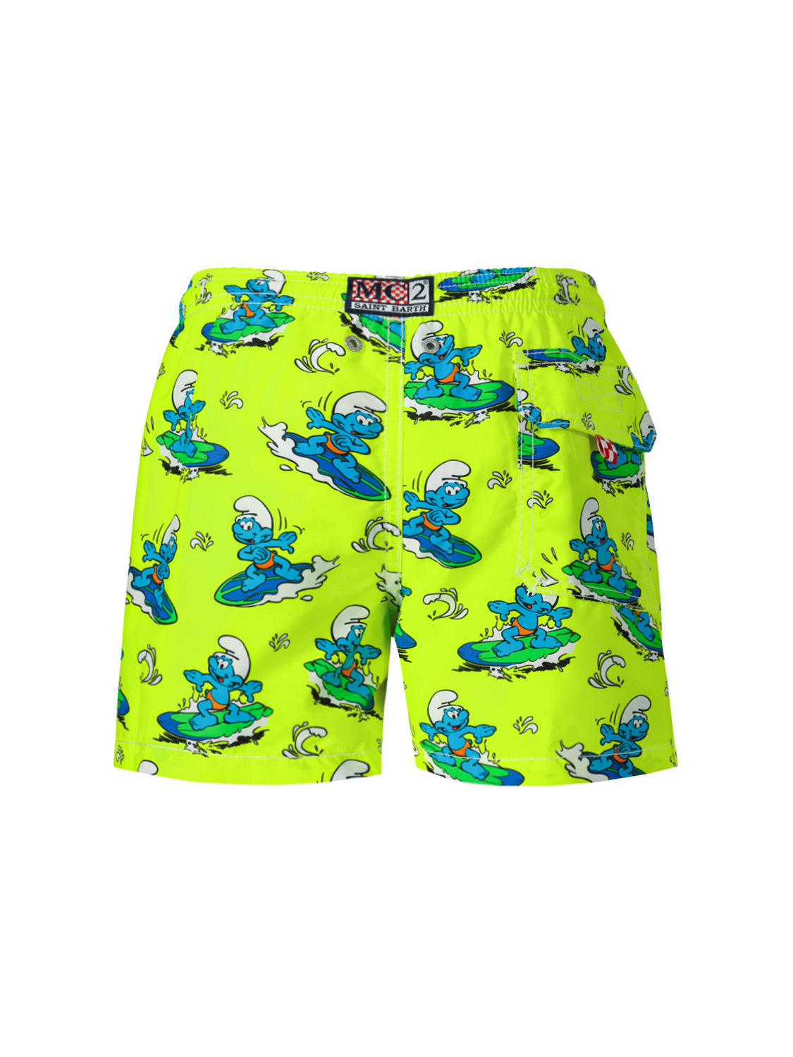 MC2 Saint Barth Kids swim shorts Jean Neon in Neon 6907087887-5.jpg | NICKIS.com