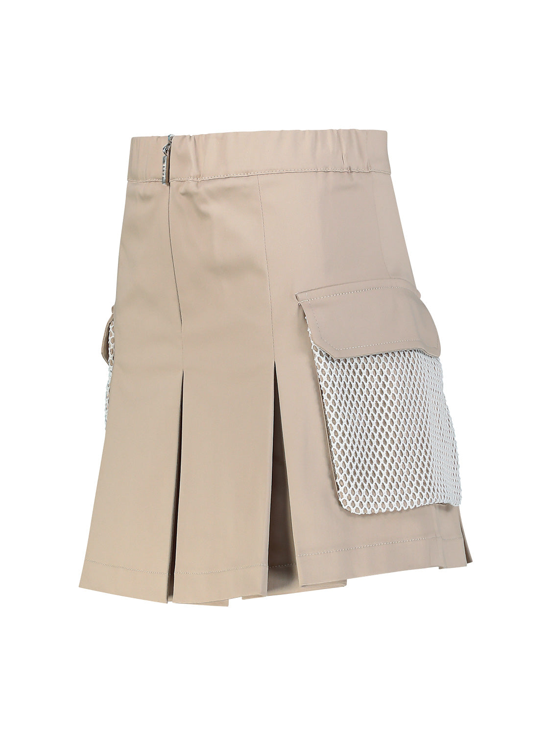 MSGM Kids skirt Beige in Beige 6907118857-4.jpg | NICKIS.com