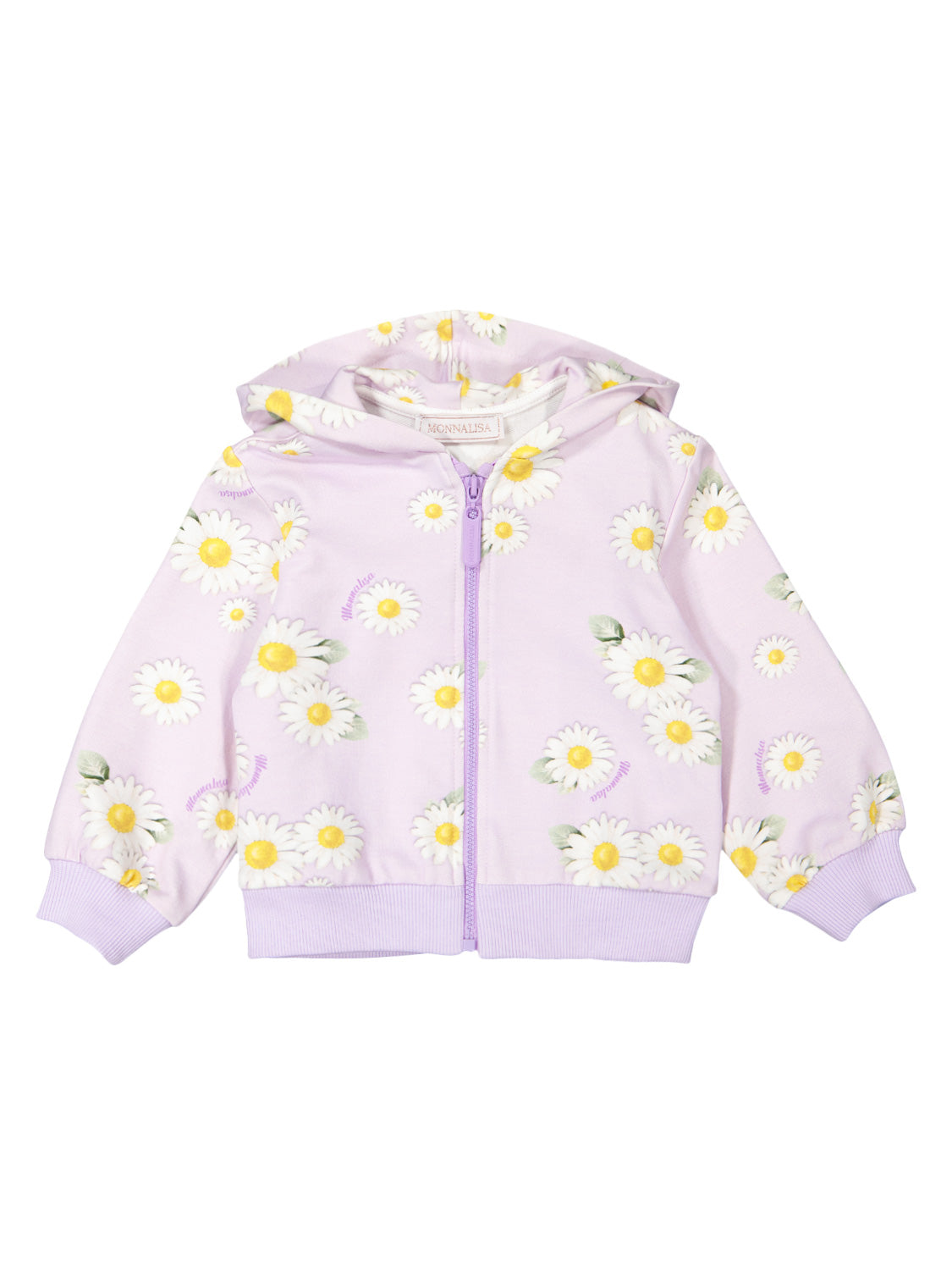 Monnalisa Kids Sweat Jacket Lilac in Lilac 6907131488-1.jpg | NICKIS.com