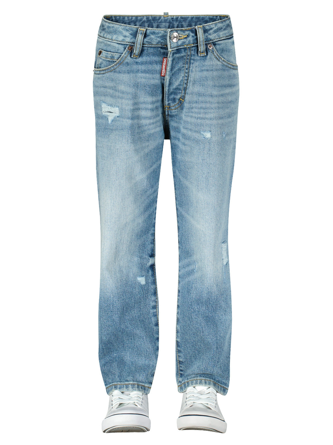 DSQUARED2 Kids jeans Boston Blue in Blue 6907163813-4.jpg | NICKIS.com