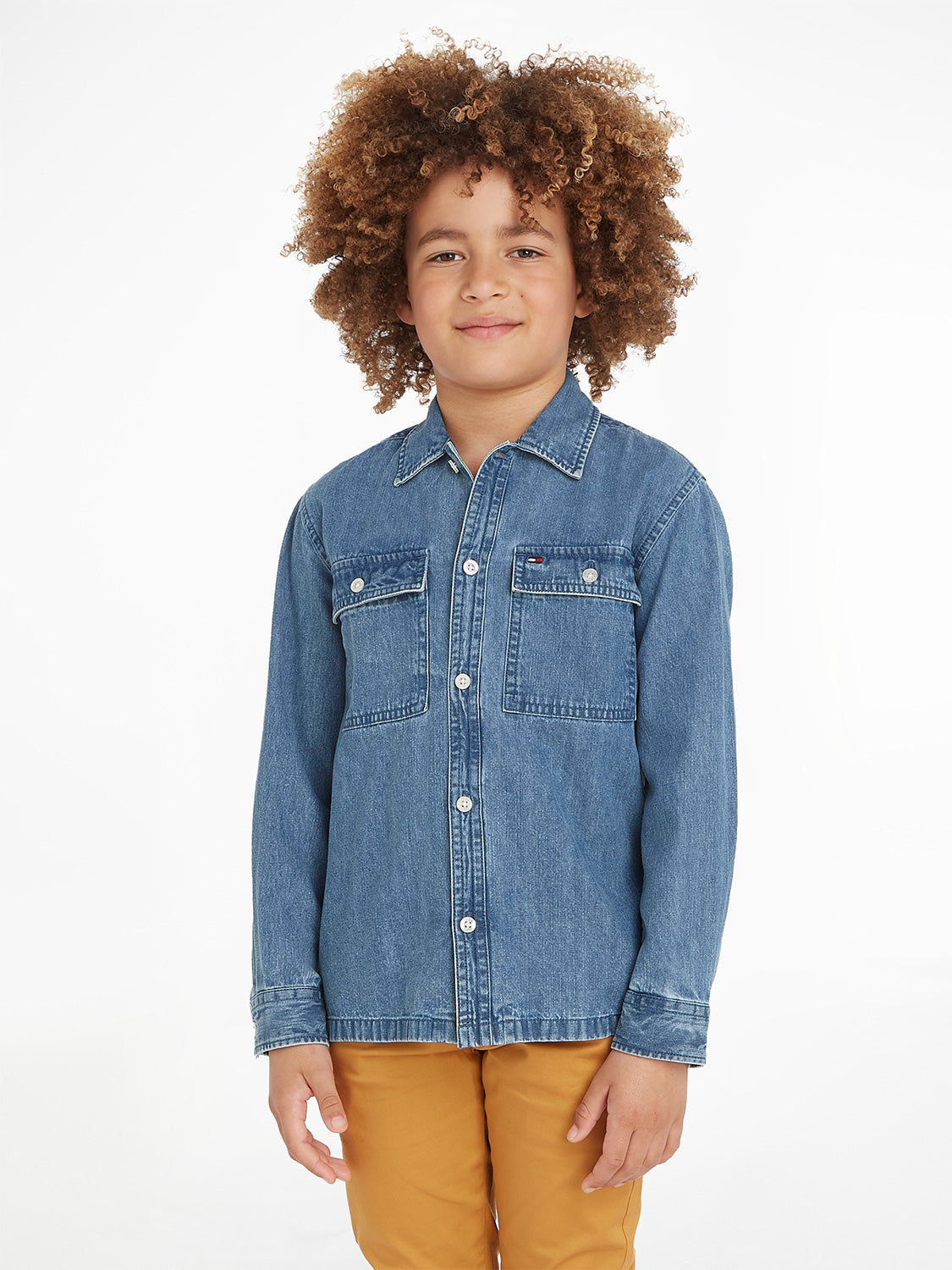 Tommy Hilfiger Kids shirt Blue in Blue 6907173624-2.jpg | NICKIS.com