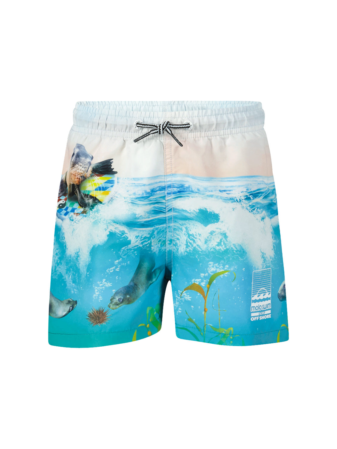 Molo Kids swim shorts Niko Blue in Blue 6907219086-1.jpg | NICKIS.com