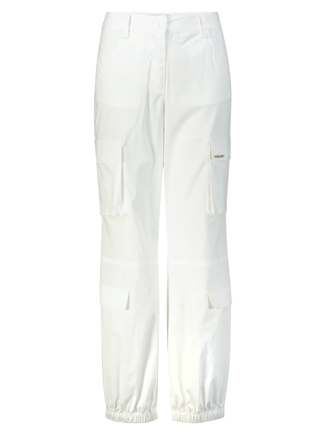 TWINSET Kids Cargo Trousers White in White 6907376419-1.jpg | NICKIS.com