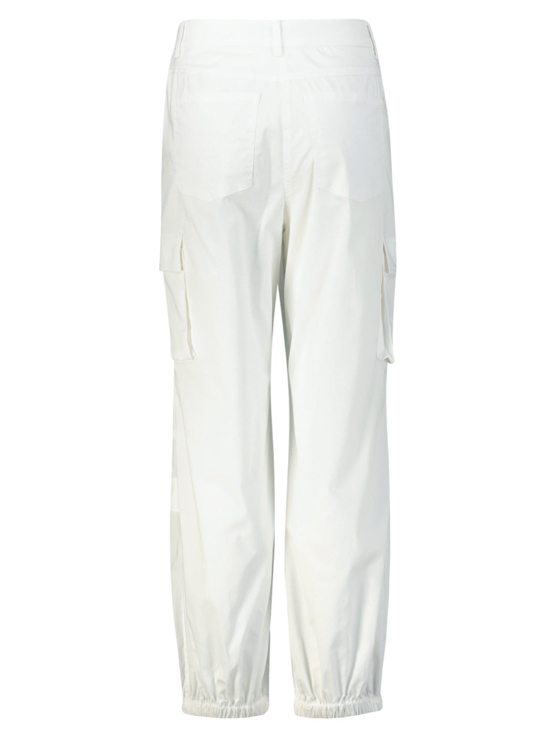 TWINSET Kids Cargo Trousers White in White 6907376419-5.jpg | NICKIS.com