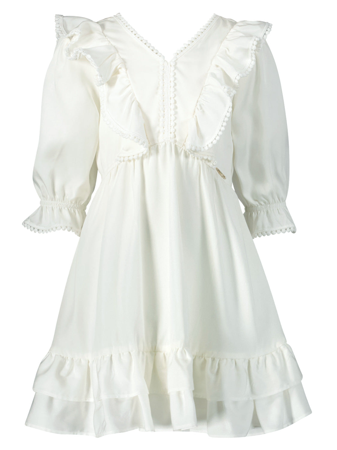 TWINSET Kids dress White in White 6907378584-1.jpg | NICKIS.com