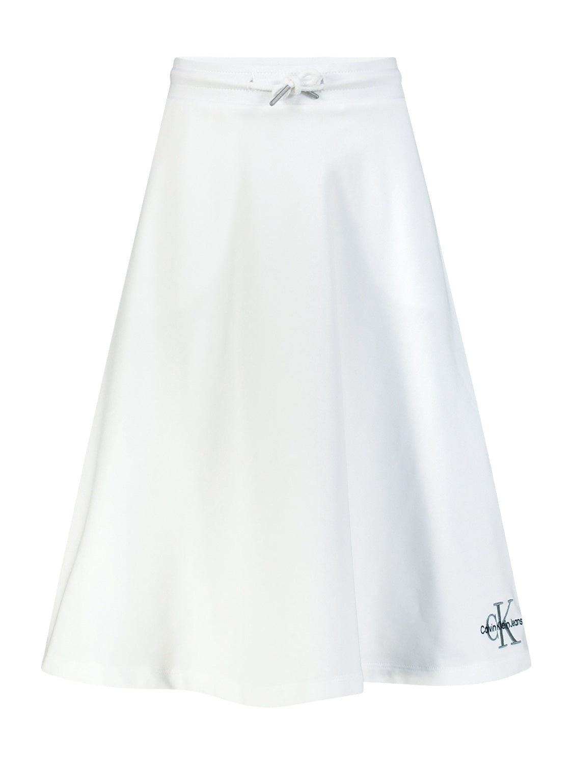 Calvin Klein Kids skirt Monogram Logo Midi White in White 6907404832-1.jpg | NICKIS.com