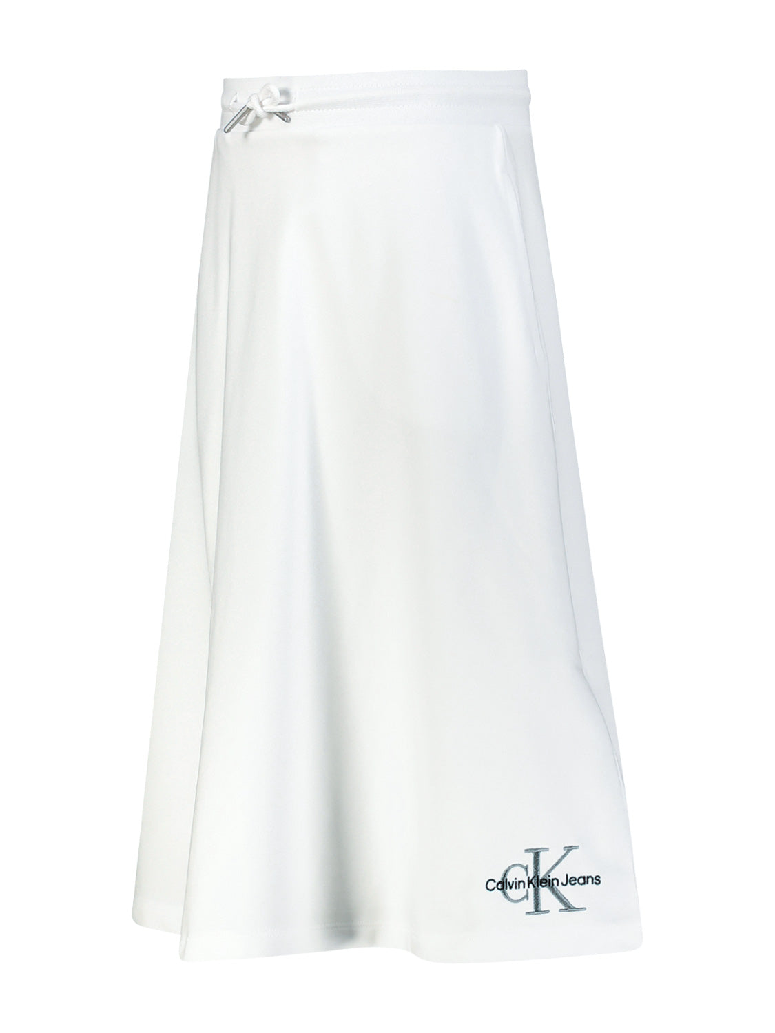 Calvin Klein Kids skirt Monogram Logo Midi White in White 6907404832-4.jpg | NICKIS.com