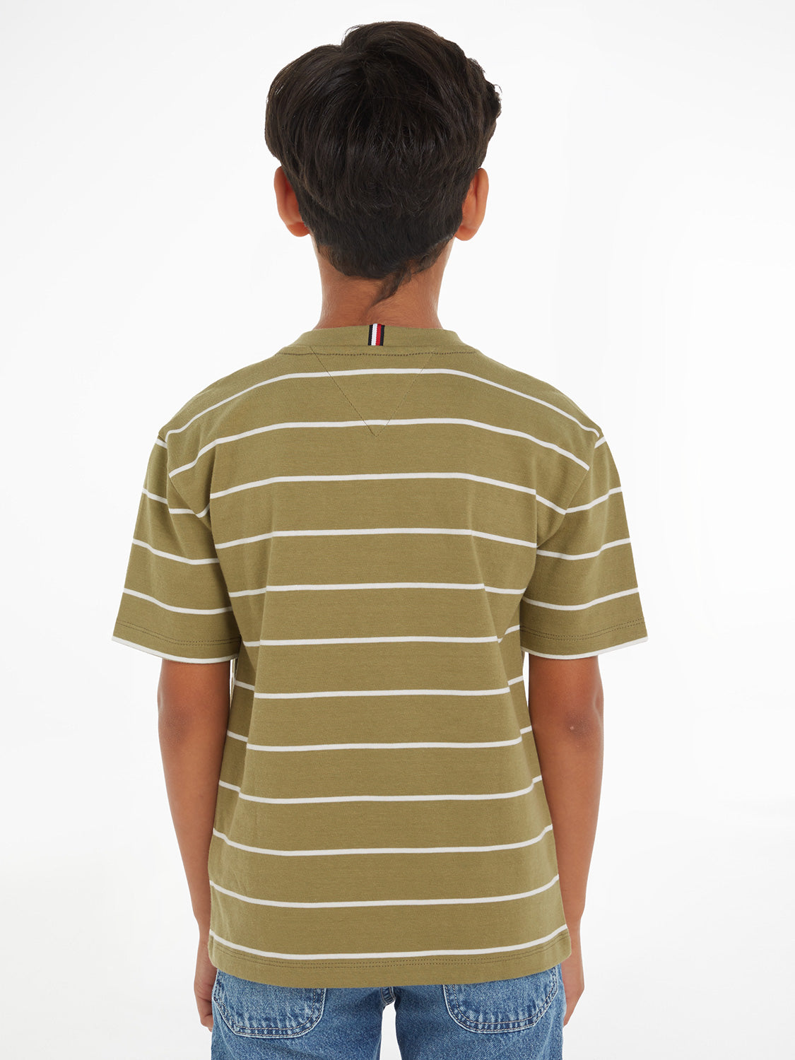 Tommy Hilfiger Kids t-shirt Olive Green in Olive Green 6907457825-3.jpg | NICKIS.com