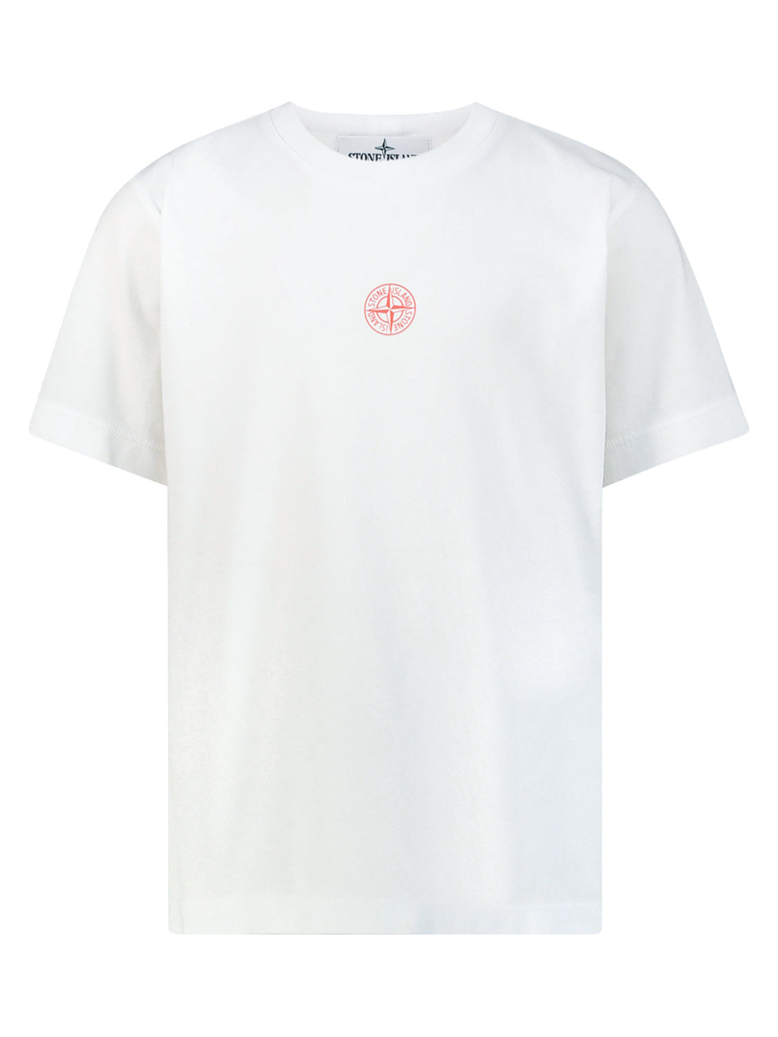 STONE ISLAND JUNIOR Kids t-shirt White in White 6907509497-1.jpg | NICKIS.com