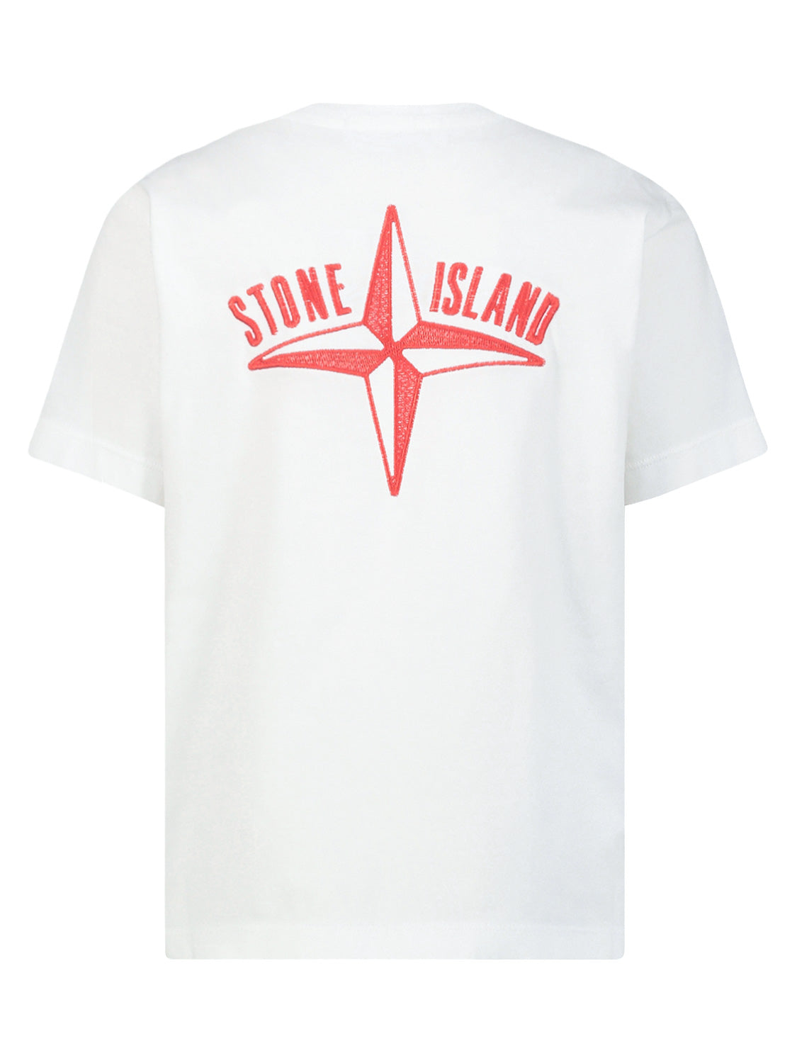 STONE ISLAND JUNIOR Kids t-shirt White in White 6907509497-4.jpg | NICKIS.com