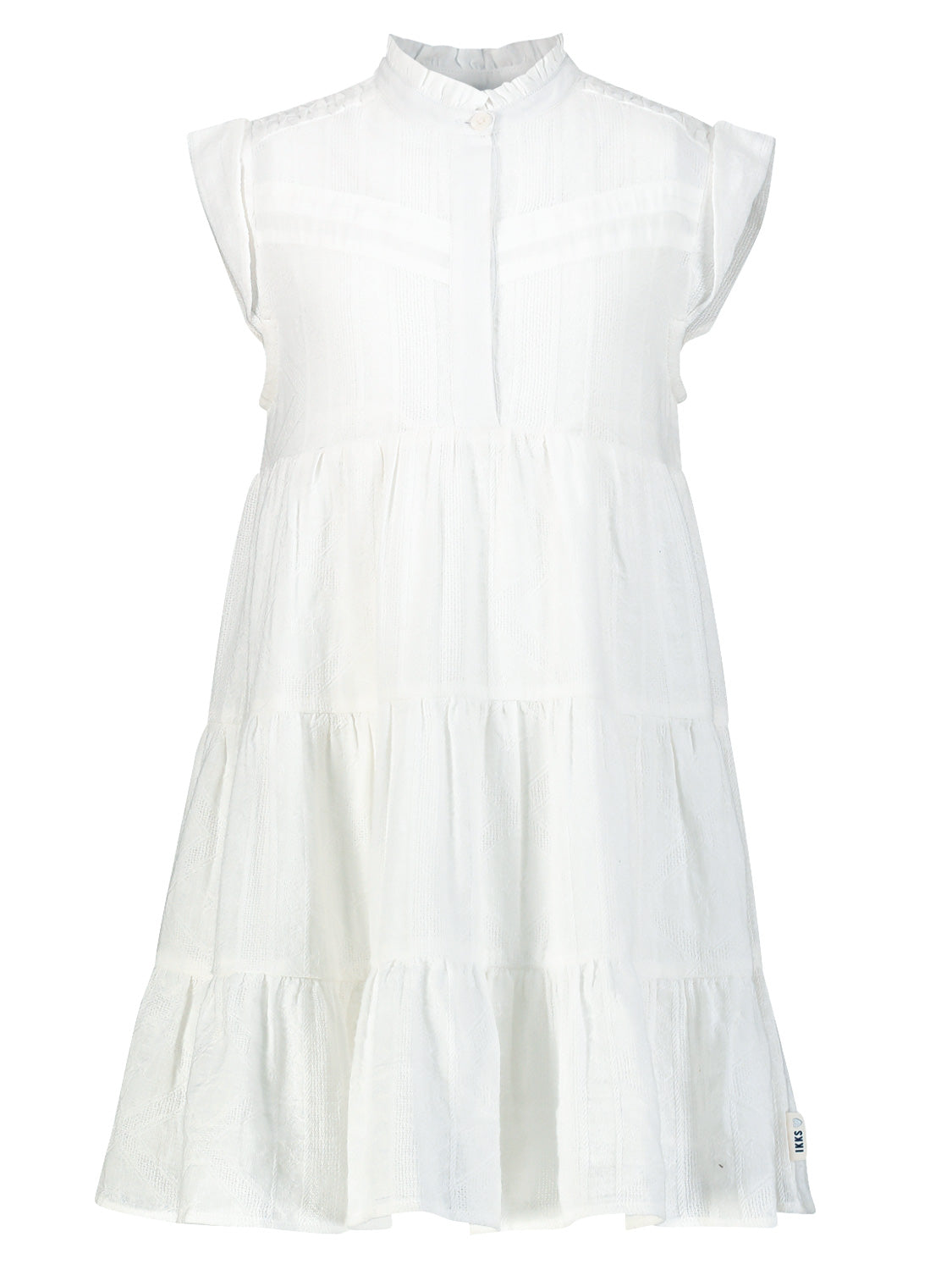 IKKS Kids dress White in White 6907526330-1.jpg | NICKIS.com