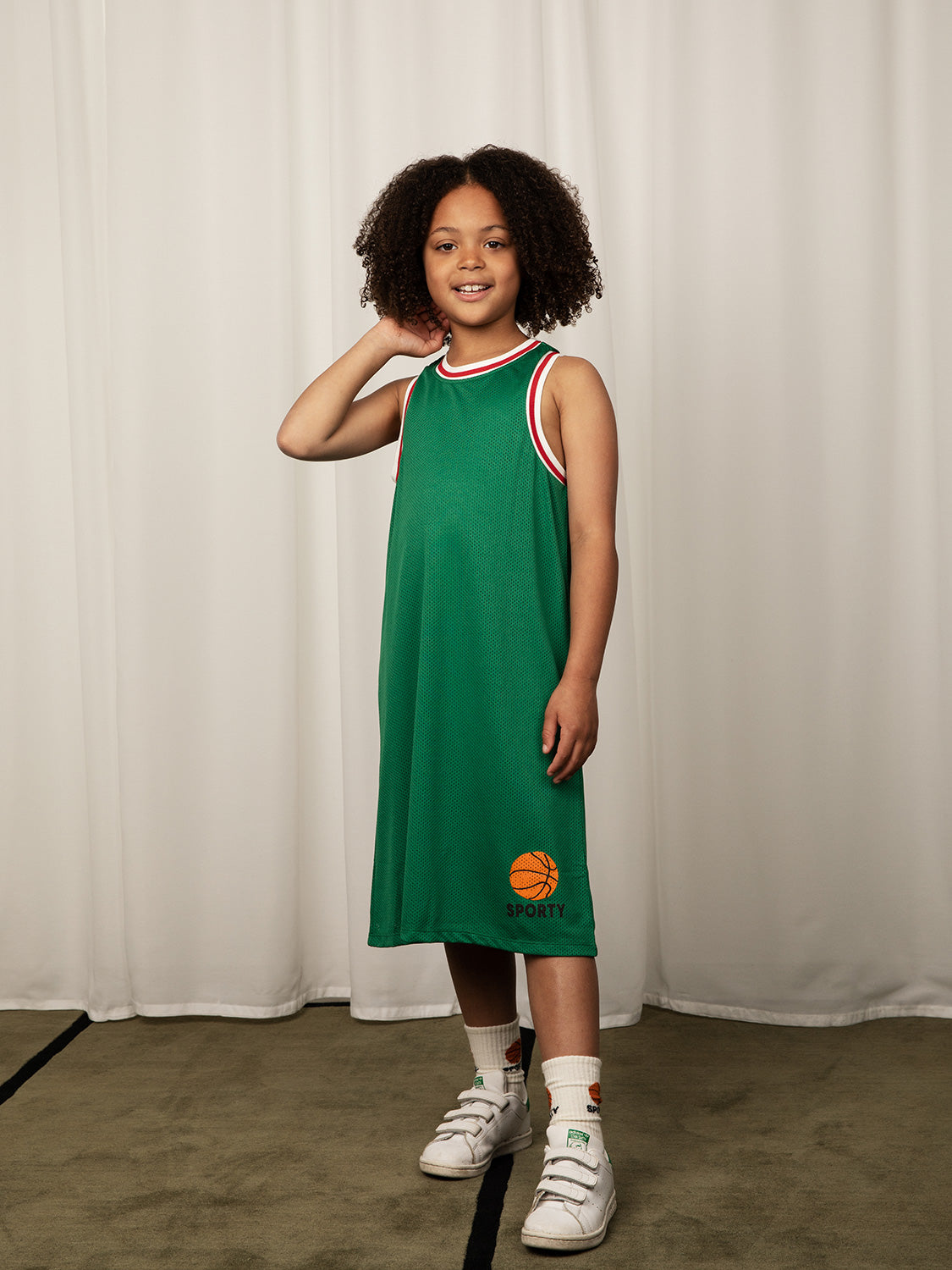 Mini Rodini Kids dress Basket  in  6907532440-2.jpg | NICKIS.com