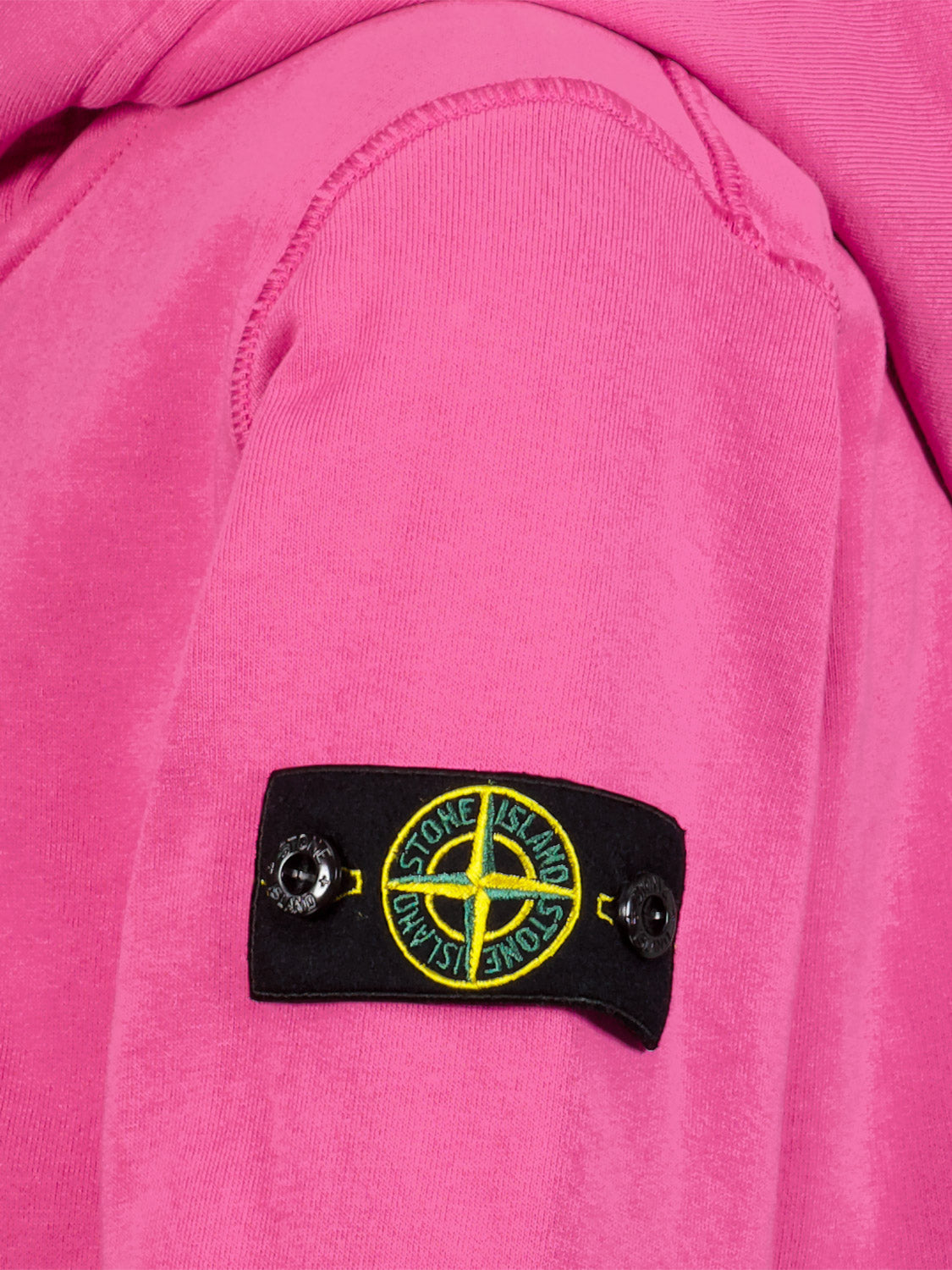 STONE ISLAND JUNIOR Kids Sweat Jacket Fuchsia in Fuchsia 6907612163-6.jpg | NICKIS.com