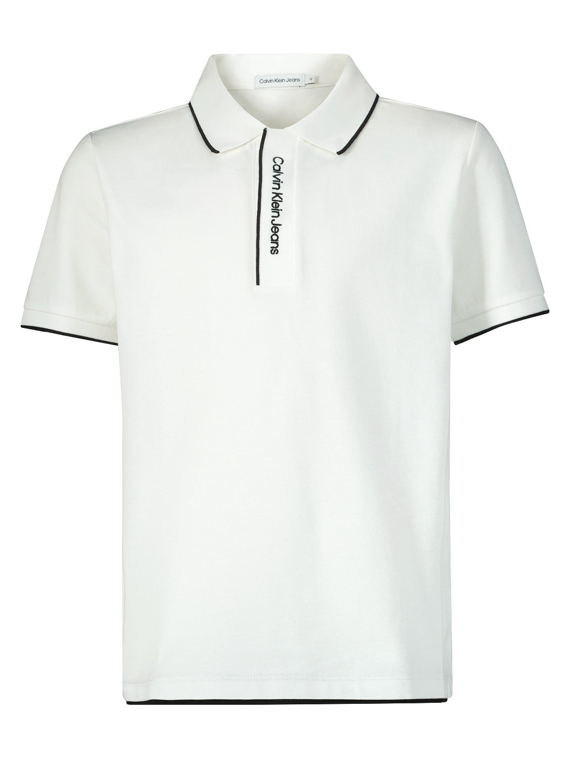 Calvin Klein Kids Polo Shirt White in White 6907630619-1.jpg | NICKIS.com