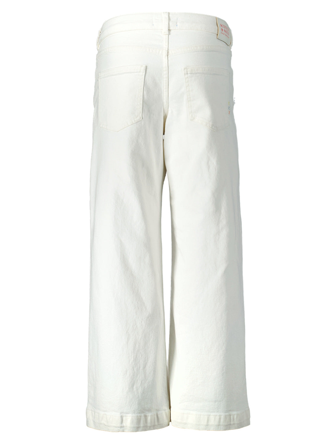 Scotch & Soda Kids jeans The Wave - high-rise wide White in White 6907652234-5.jpg | NICKIS.com