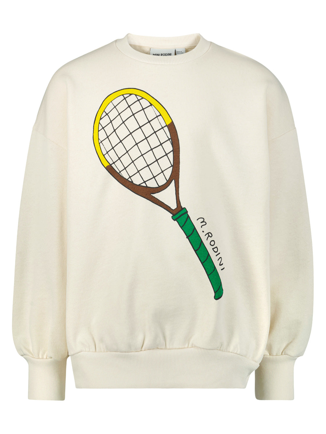 Mini Rodini Kids Sweatshirt Tennis Beige in Beige 6907756260-1.jpg | NICKIS.com