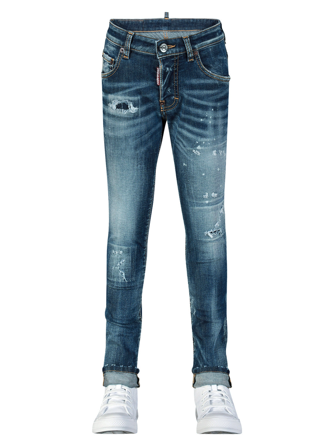 DSQUARED2 Kids jeans Skater Blue in Blue 6907790154-4.jpg | NICKIS.com