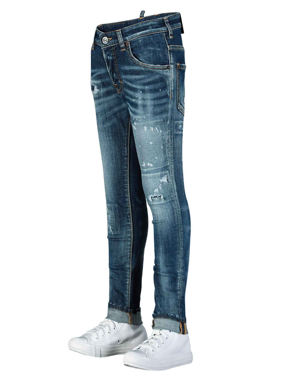 DSQUARED2 Kids jeans Skater Blue in Blue 6907790154-5.jpg | NICKIS.com